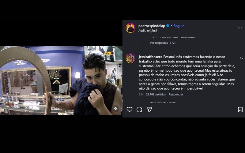 BBB 26 : Pedro aperta botão de desistência após assédio sexual