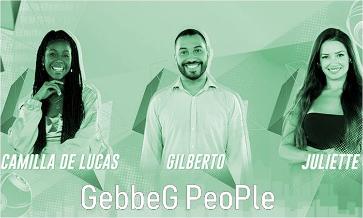 BBB21 - Paredão Camilla de Lucas - Gilberto Nogueira e Juliette Freire - gebbeg.com.br