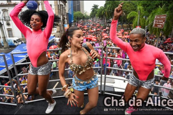 Foto Bloco Chá da Alice no Carnaval de Rua 2026 do Rio de Janeiro