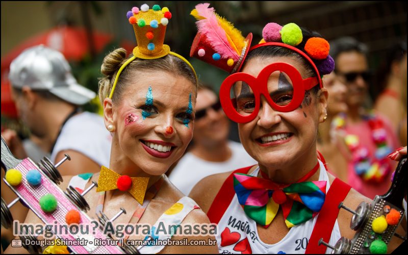 Foto desfile do Bloco Imaginou? Agora Amassa no Carnaval de Rua 2026 do Rio de Janeiro