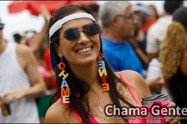 Foto Bloco Chama Gente no Carnaval de Rua 2026 do Rio de Janeiro - gebbeg.com.br