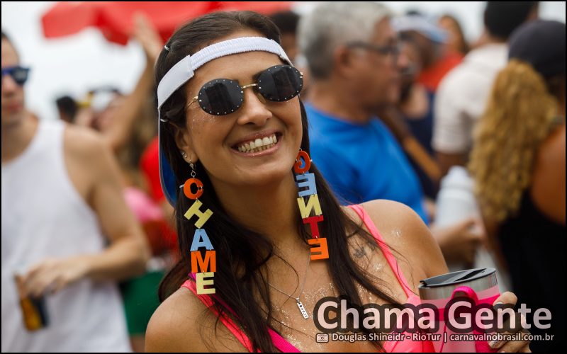 Foto Bloco Chama Gente no Carnaval de Rua 2026 do Rio de Janeiro - gebbeg.com.br