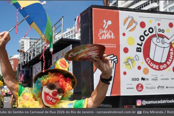 Fotos Clube do Samba no Carnaval de Rua 2026 do Rio de Janeiro