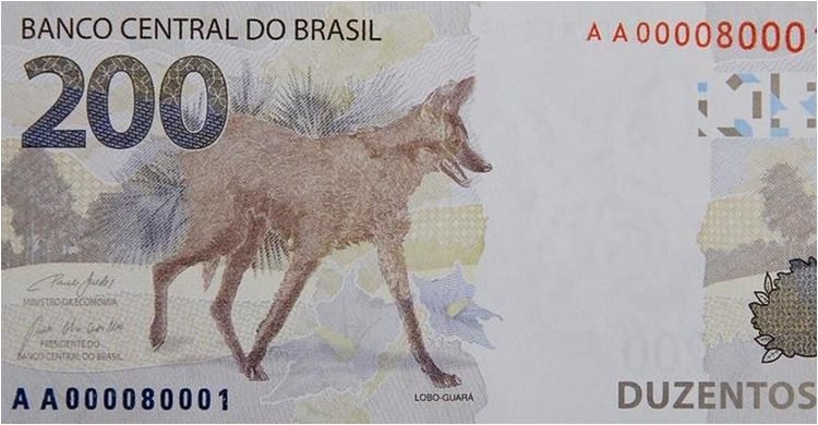 Banco Central do Brasil apresenta nova nota de R$ 200 com lobo-guará