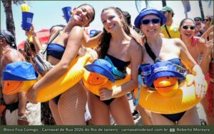 Bloco Fica Comigo no Carnaval de Rua 2026 no Rio de Janeiro